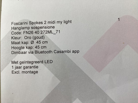 Image 1 of Lampada a sospensione