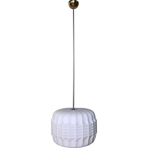 Lampada a sospensione Origami opalina vintage