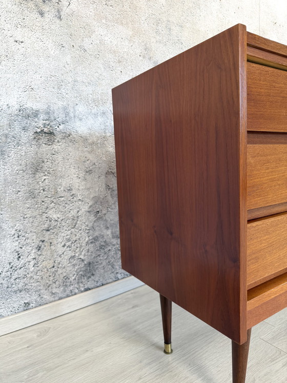 Image 1 of Teak sideboard / chest of drawers 200cm, 1960s
