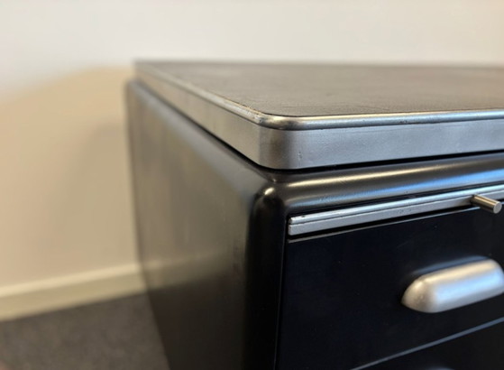 Ahrend Oda Art Deco Stijl Industrieel ''Prominent'' Industrieel Buro – Bureau, Metal (photo 7 of 23)