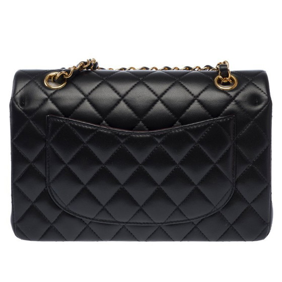 Image 1 of CHANEL Timeless/Classique Tasche aus schwarzem Leder - 103505