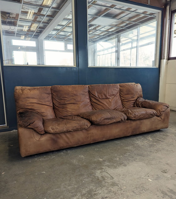 Image 1 of Divano lounge vintage italiano a 3 posti Brunati- Ammannati & Vitelli