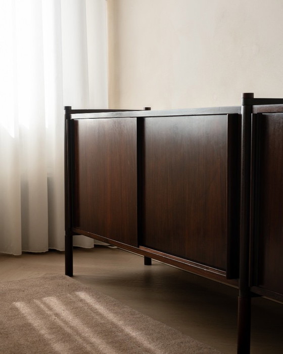 Credenza Archimede in palissandro di Hirozi Fukuoh per Gavina, anni '60 – Credenze, Wood (photo 5 of 24)