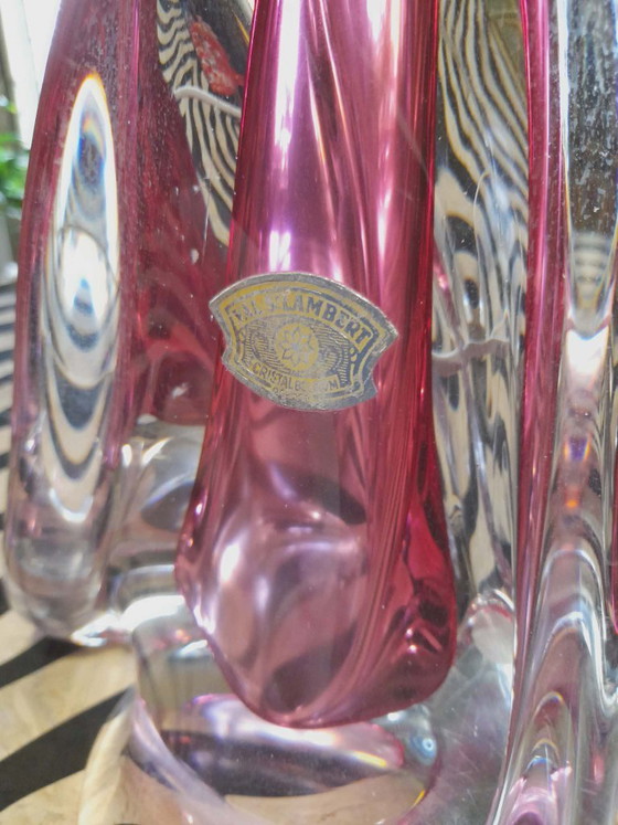 Image 1 of große Tischlampe Val Saint Lambert