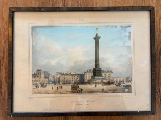 Image 1 of Serie di litografie colorate a mano del XIX secolo di Gihaut Frères