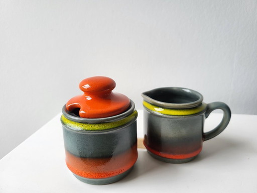 Fata lava vintage set milk and sugar
