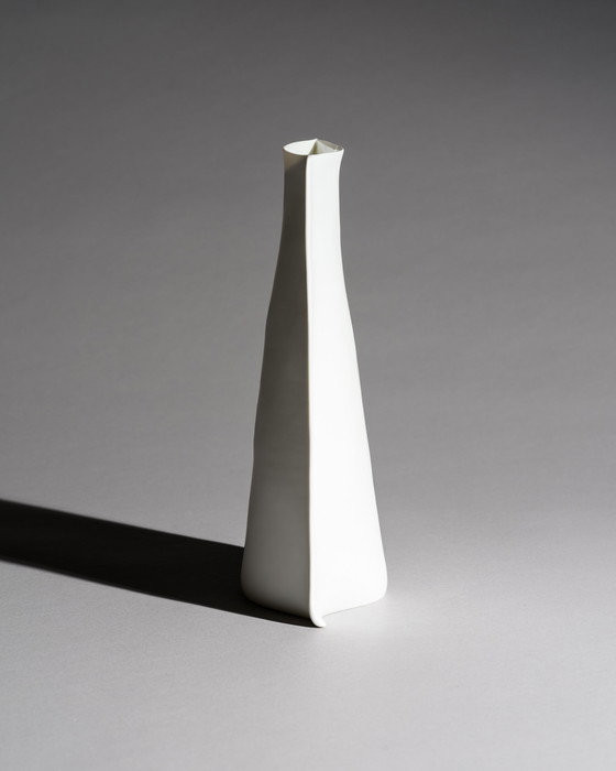 Image 1 of Johan van Loon x Rosenthal Studio-Line Matte Paper Bisque Porcelain Vase Duo