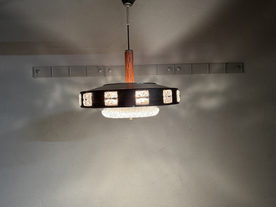 Image 1 of Lámpara colgante OVNI de estilo espacial de mediados de siglo XX (años 60)