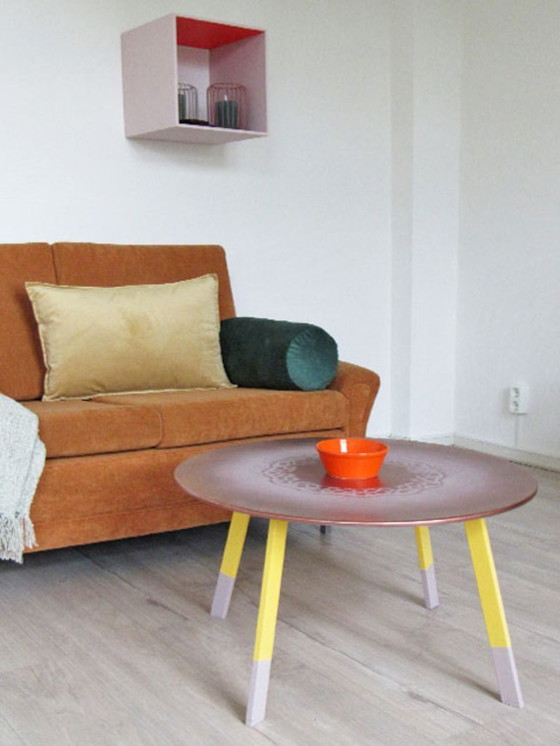 Image 1 of Table de salon en métal - vintage