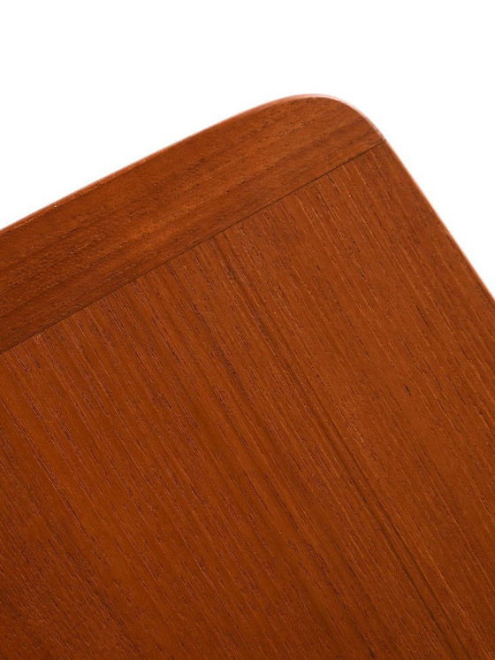 Image 1 of 1960s Scandinavian teak nesting tables set of 3
