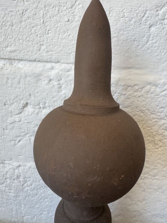 Image 1 of Antique terracotta ridge tile