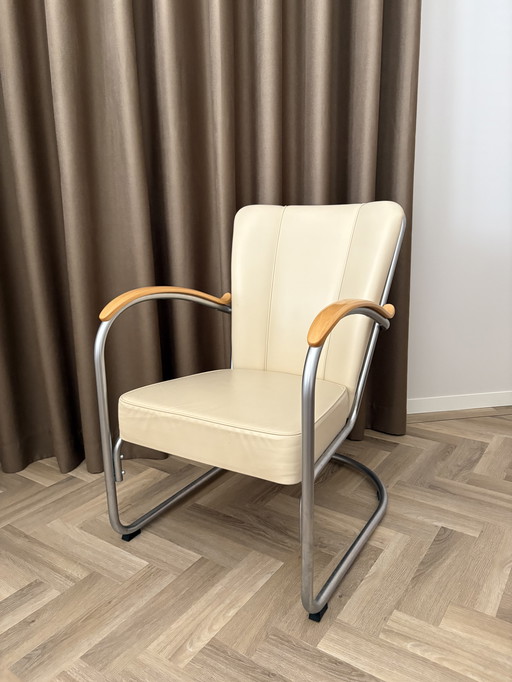 Armchair Gispen 412 Dutch Originals, leather version
