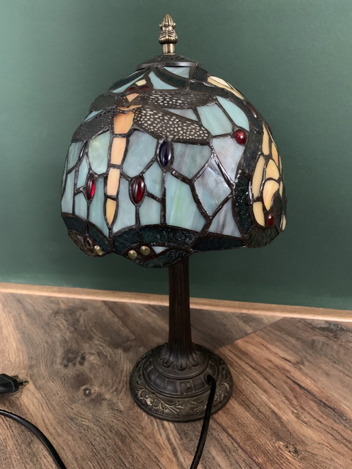 Tiffany style tafel lamp 