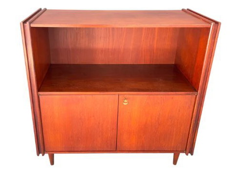 Highboard aus Teakholz, 1960er Jahre