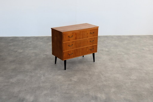 Vintage teak Swedish chest of drawers