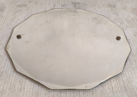 Image 1 of ✨💎 Elegante 12-delige schuine spiegel uit de jaren 40/50 – vintage Art Deco-stijl 💎✨