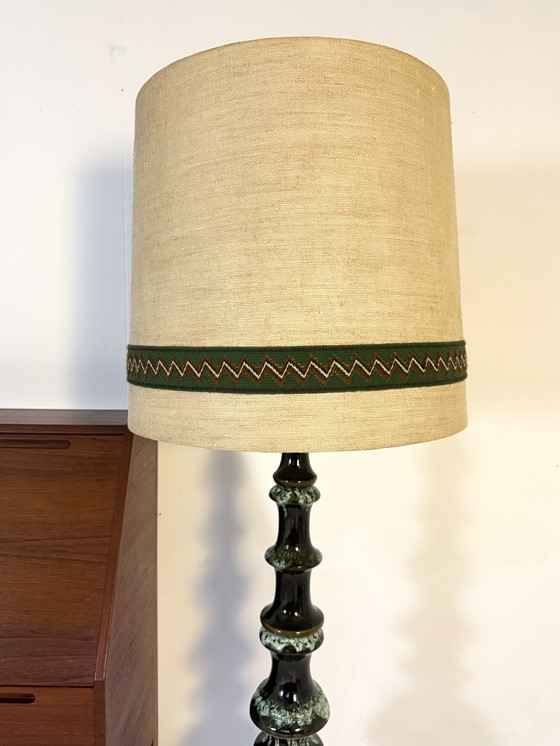 Image 1 of Lampadaire bulle vintage en céramique, Kaiser Leuchten '60