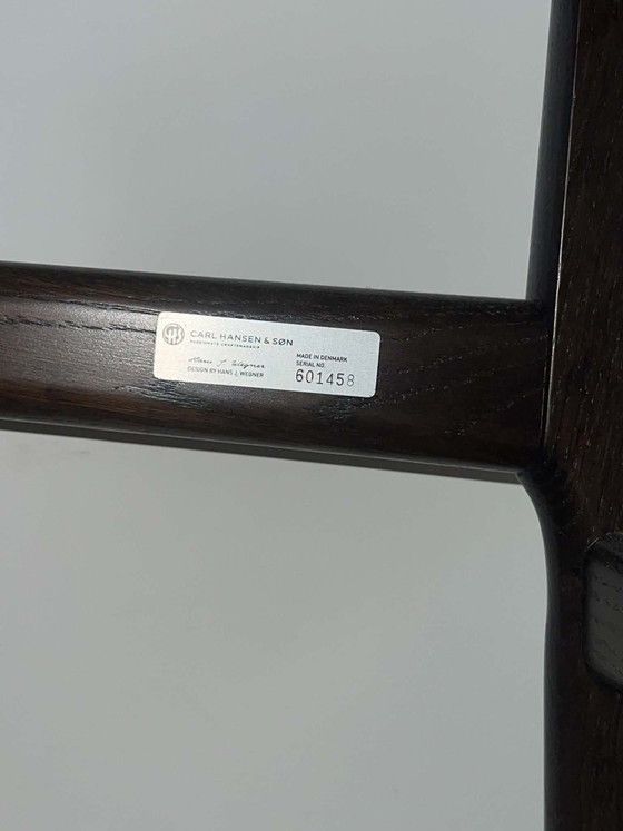 Complete set of 6 CH26 Wegner Chairs – Hans Wegner, Dining chairs, Wood (photo 12 of 13)