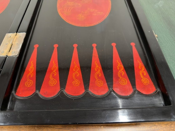 Tablero de ajedrez chino antiguo Backgammon – Objetos decorativos, Madera (photo 7 of 9)