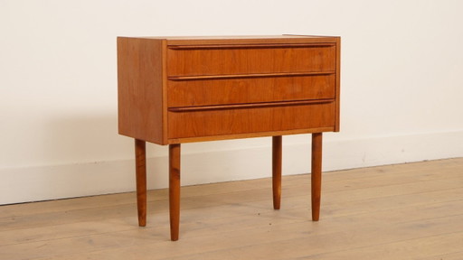Commode vintage | 3 tiroirs | Table de chevet