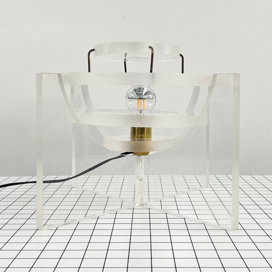 Image 1 of Sculptural Table Lamp in Acrylic, 1970s