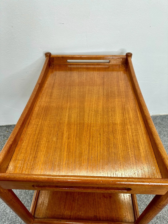 Danish Design Teak Bar Cart AT 45 Hans J. Wegner PP-Møbler, Hans Wegner, Wood, Brown (photo 9 of 15)