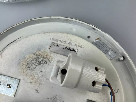 Image 1 of 60er 70er Jahre Deckenlampe Glashütte Limburg Germany Plafoniere Space Age