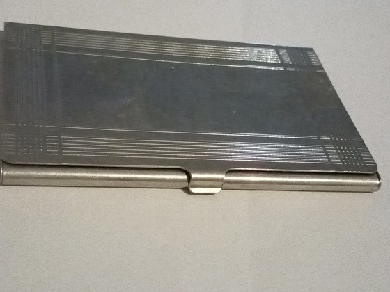 Image 1 of Vintage silver metal cigarette holder