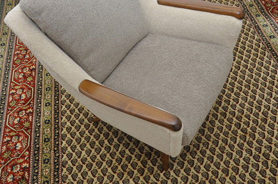 Image 1 of Mid Century Boucle Cocktail Leunstoel, 1960