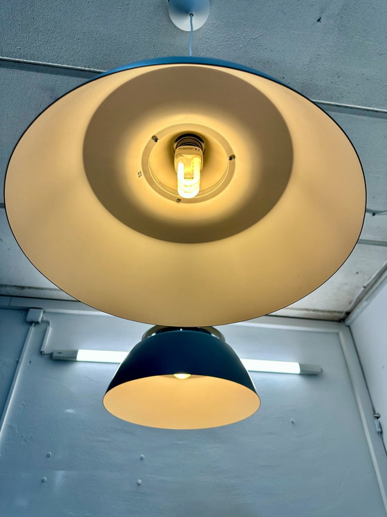 2 Design Belid Avalon Ceiling lights T1301 Mid Century Space Age, Metal, Grey (photo 5 of 14)