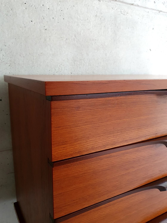 Image 1 of Scandinavian Solid Wood Side Cabinet