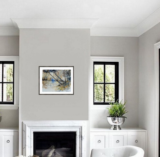 Image 1 of il mio fiume - acquerello