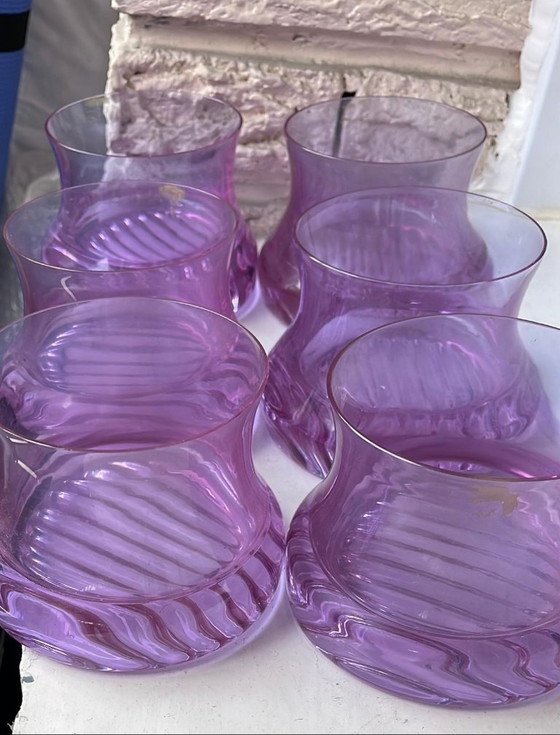 6 Whiskey Glasses – Glass & Decanter, Crystal (photo 3 of 5)