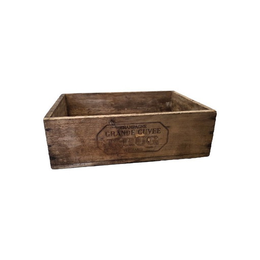 Old Krug champagne case, early 20th century