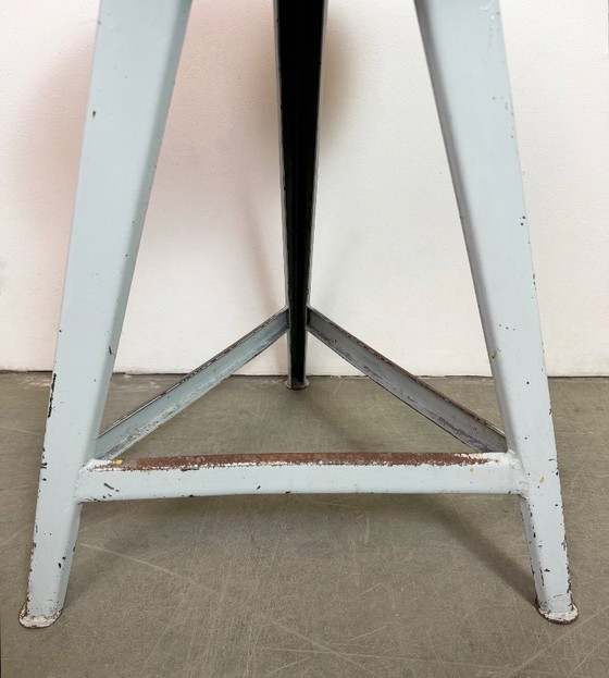 Image 1 of Grey Industrial Workshop Stool, 1960s