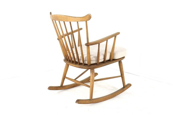 Image 1 of Børge Mogensen for FDB Møbler rocking chair armchair vintage