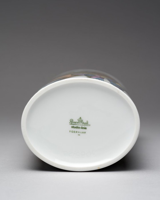 Image 1 of Rosenthal Studio-Line “Lions” Designer Vase Duo Cuno Fischer & Bjørn Wiinblad