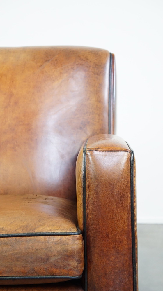 Image 1 of Vintage Schapenleren Design Armchair 