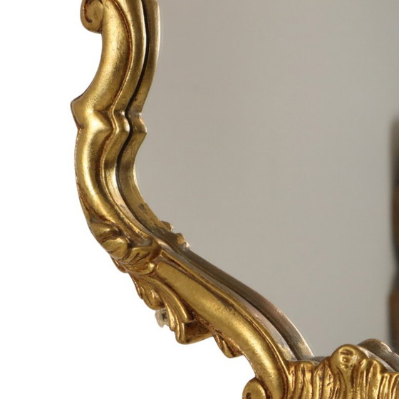 Klassieke Gouden Kuifspiegel Frankrijk Barok Stijl 74cm – Glass (photo 11 of 18)