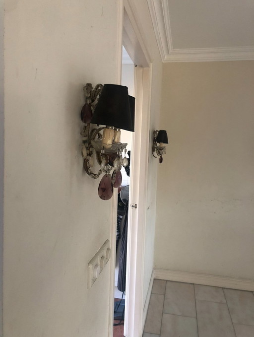 Maison Sucre/Suikertuin Kleine Kroonluchter + 2 Wandlampjes