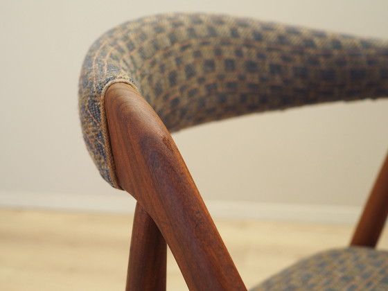 Image 1 of Set of three teak chairs, Danish design, 1970s, designer: Kai Kristiansen