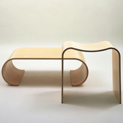 Design coffee table plywood Corin Mellor x David Mellor