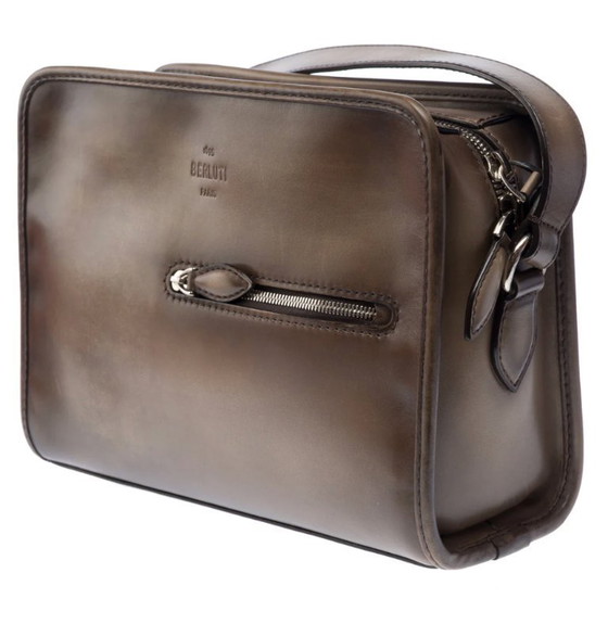 Image 1 of Sac NON SIGNÉ / UNSIGNED en Cuir Gris - 103436