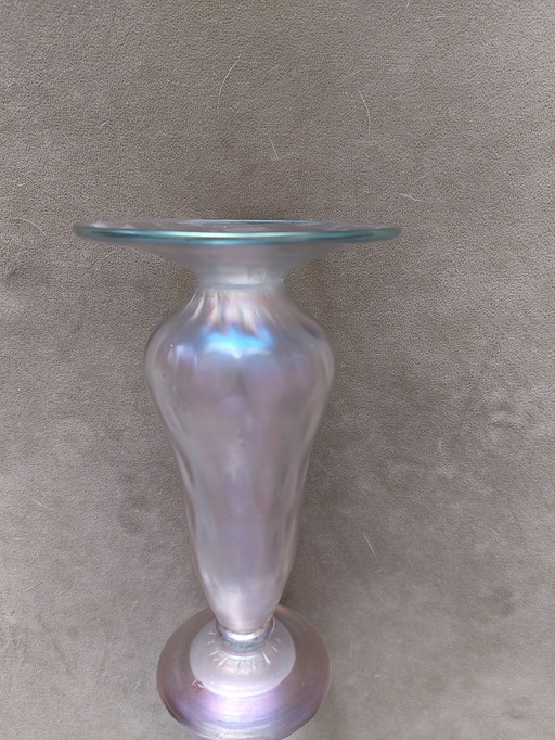 Iridescent Loetz vase