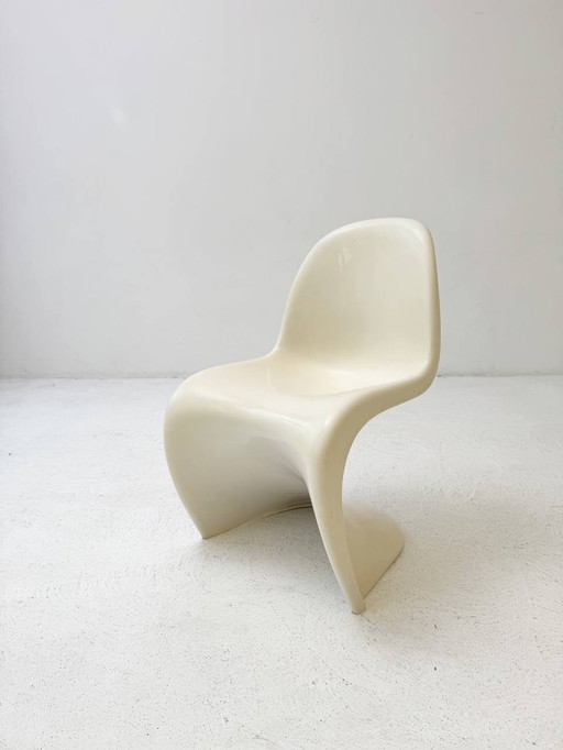 Panton Chair By Verner Panton For Herman Miller, Fehlbaum Production