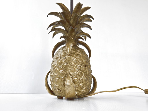 Lampe Ananas en Bronze Vintage 1970