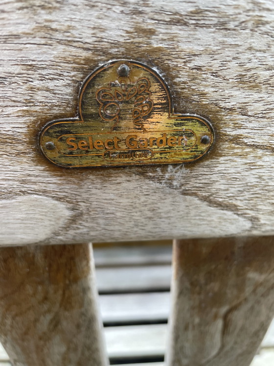 Image 1 of Hardwood garden set for 7 people