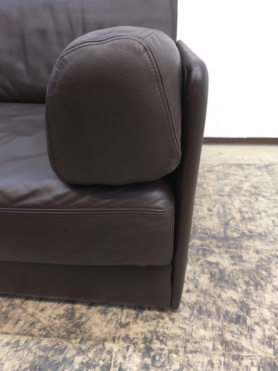 Image 1 of De Sede ds 76 ds 78 designer sofa leather sofa couch daybed two-seater modular sofa brown