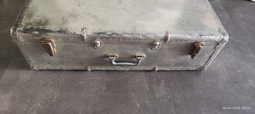Vintage metalen koffer