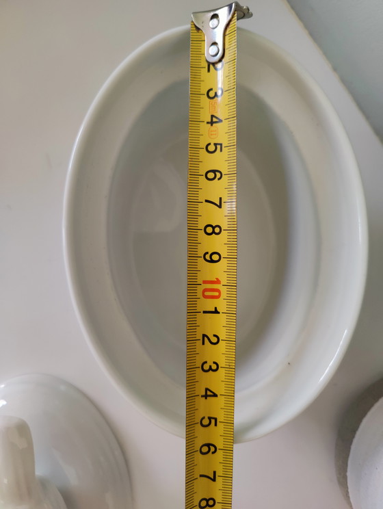 Image 1 of Apilco France Porcelaine à Feu pâté pot oiseau